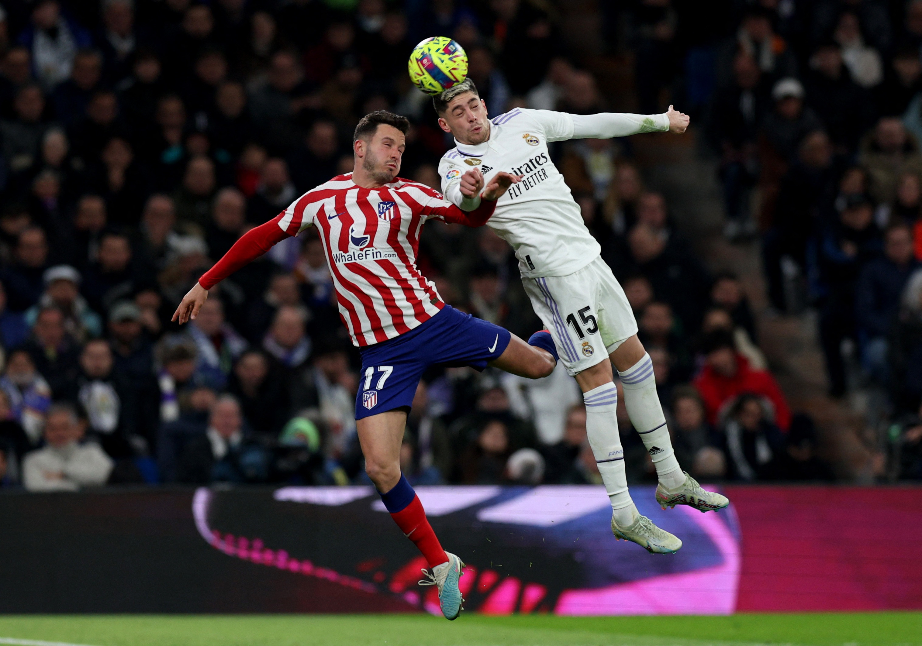 Atletico with ten players tied with Real Madrid